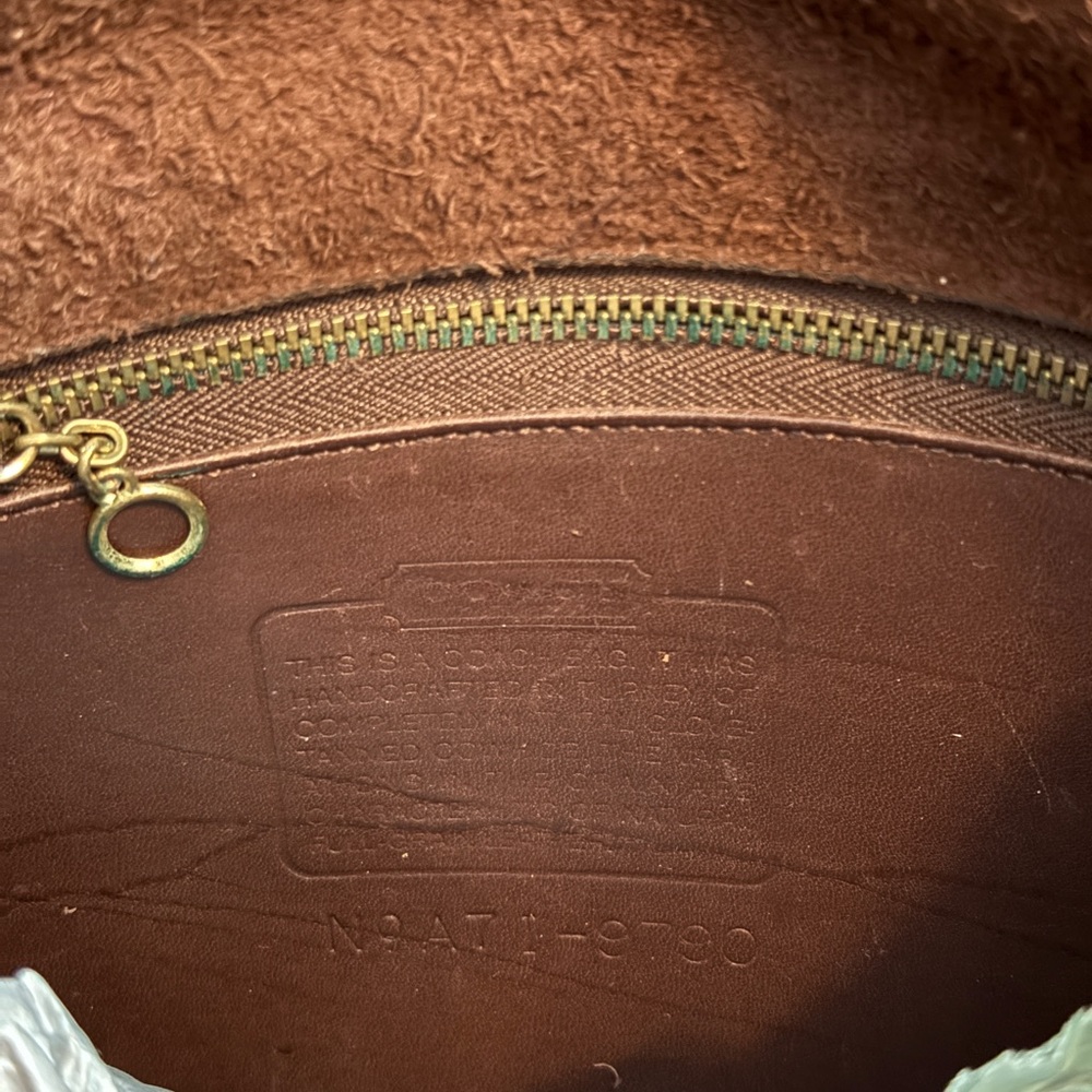 Vintage Coach Mahogany City Bag 9790 - Picture 7 of 7
